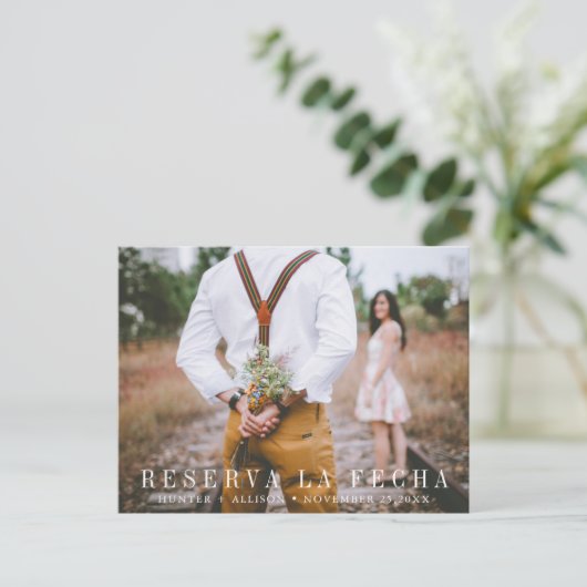 Foto Opslaan Datum Kaart (Staand voorkant)