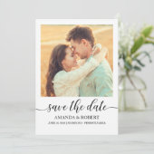 Foto Opslaan Datum Kaart (Staand voorkant)