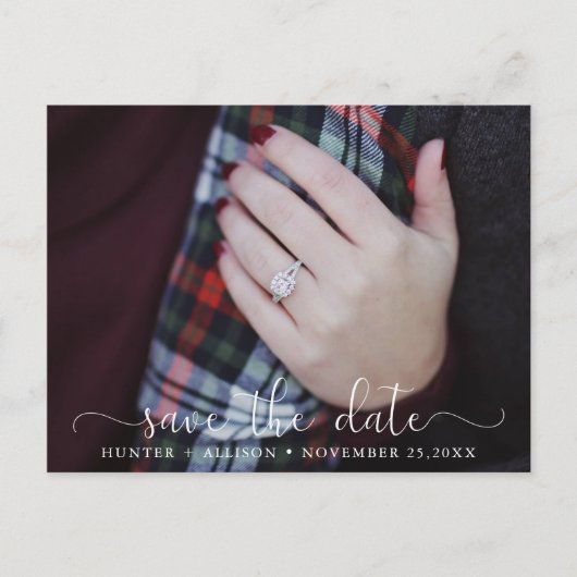 Foto Opslaan Datum Kaart (Voorkant)