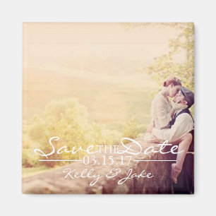 Foto Opslaan Datum Magnet