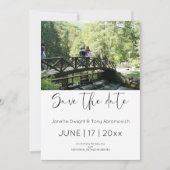 Foto Opslaan datumuitnodiging Kaart (Voorkant)