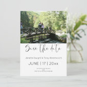 Foto Opslaan datumuitnodiging Kaart (Staand voorkant)