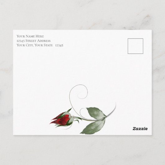 Foto Opslaan De Datum Blush Rosé En Cabernet Flora Briefkaart (Achterkant)