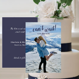 Foto opslaan de datum bruiloft Verloving Save The Date