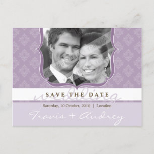 FOTO OPSLAAN DE DATUM :: pictureframe elegantie 2 Briefkaart
