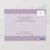 FOTO OPSLAAN DE DATUM :: pictureframe elegantie 2 Briefkaart (Achterkant)