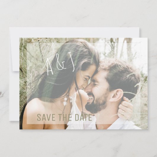 Foto Opslaan Huwelijkswebsite QR-code uitnodiging (Voorkant)