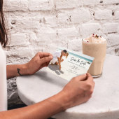 Foto Opslaan van de datum Eenvoudige kalligrafie S Save The Date