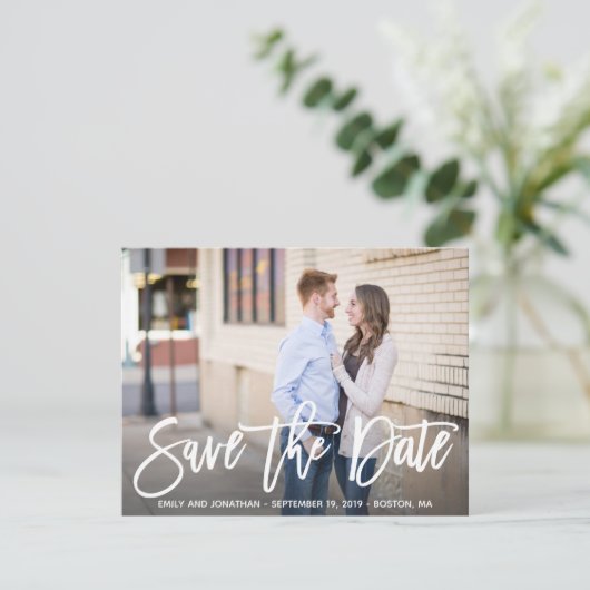 Foto Opslaan van de datum Kaart Horizontaal, Moder (Staand voorkant)