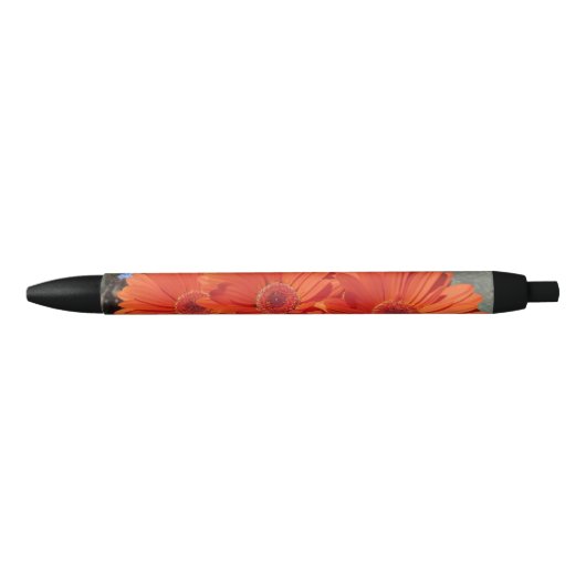 Foto Oranje Daisy Flower Pen (Voorkant)
