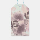 Foto, Orchid, retro Cadeaulabel (Achterkant)