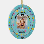 Foto Ornament Aqua met Sterren HAMbWG (Rechts)