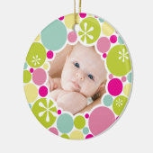 FOTO ORNAMENT:: Bauble krans 1 Keramisch Ornament (Links)