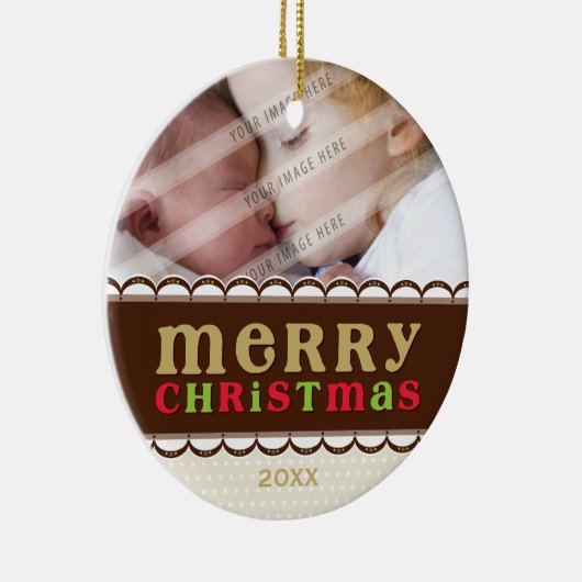 FOTO ORNAMENT:: candyfloss Keramisch Ornament (Rechts)