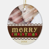 FOTO ORNAMENT:: candyfloss Keramisch Ornament (Links)