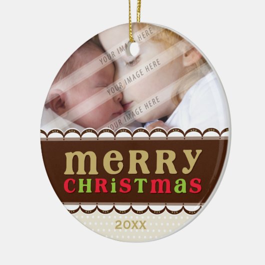 FOTO ORNAMENT:: candyfloss Keramisch Ornament (Links)