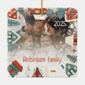 Foto Ornament Gepersonaliseerde Sneeuwvlok Schatti (Achterkant)