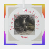 Foto ornament in glas HAMbyWG (Voorkant)