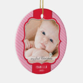 FOTO ORNAMENT:: revers ontwerp 1 Keramisch Ornament (Rechts)