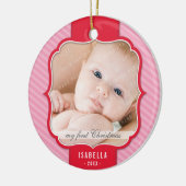 FOTO ORNAMENT:: revers ontwerp 1 Keramisch Ornament (Links)