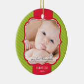 FOTO ORNAMENT:: revers ontwerp 2 Keramisch Ornament (Rechts)