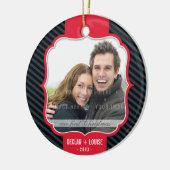 FOTO ORNAMENT:: revers ontwerp 4 Keramisch Ornament (Links)