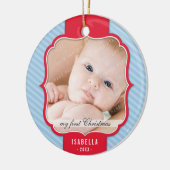 FOTO ORNAMENT:: revers ontwerp 5 Keramisch Ornament (Links)