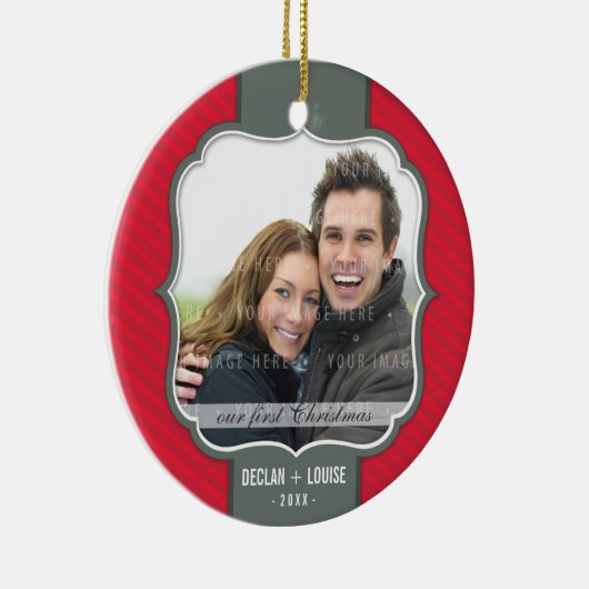 FOTO ORNAMENT:: revers ontwerp 7 Keramisch Ornament (Rechts)