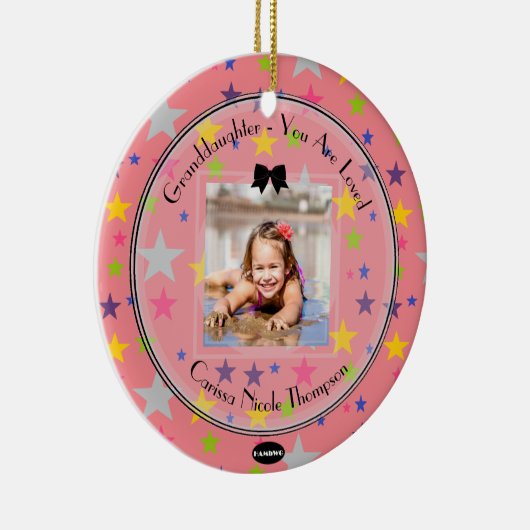 Foto Ornament Roze met Sterren HAMbWG (Rechts)