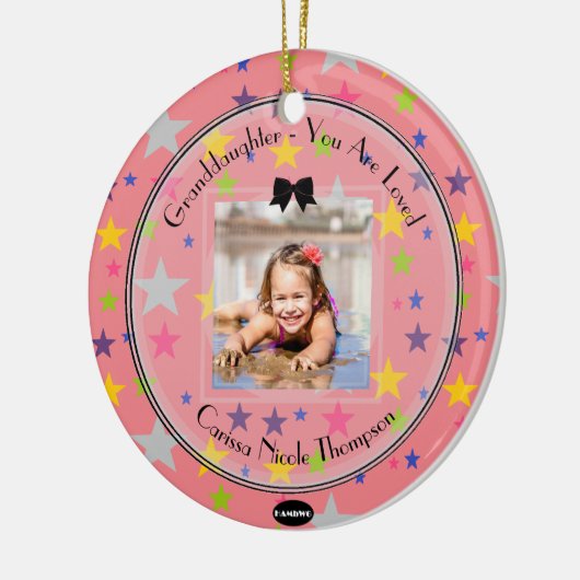 Foto Ornament Roze met Sterren HAMbWG (Links)