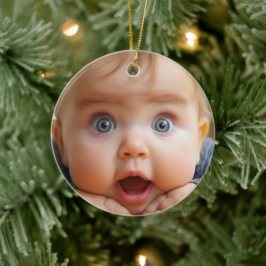 Foto Ornament ZIE TERUG! Keramische ornament (Boom)