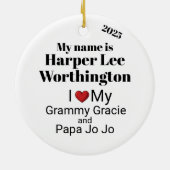 Foto Ornament ZIE TERUG! Keramische ornament (Achterkant)