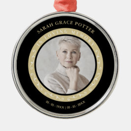 Foto: Ornamental Herdenking geliefd bij één begraf Metalen Ornament