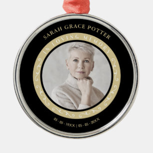 Foto: Ornamental Herdenking geliefd bij één begraf Metalen Ornament