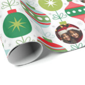 foto Ornamenten: aangepaste kerst Cadeaupapier (Rol Hoek)