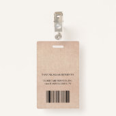 Foto Ouderenzorg Badge (Achterkant met clip)