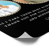 Foto Ouders van de Bride Gift Dank u Gift Pos Poster (Hoek)