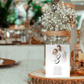 Foto overlay bruiloft gastennaam tafel nummer kaar kaart