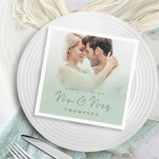 Foto overlay feliciteert nieuwe Mr. Sage Servet