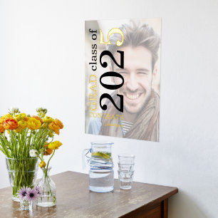 Foto Overlay Naam Congrats Afstudeerder 2025 Afstu Folie Afdrukken
