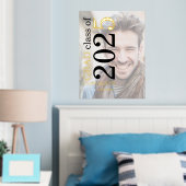 Foto Overlay Naam Congrats Afstudeerder 2025 Afstu Folie Afdrukken (Insitu (Slaapkamer))