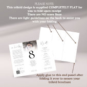 Foto Overlay QR Love Story Menu Table No Trifold