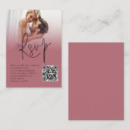 Foto Overlay Script QR Roos Gold Wedding RSVP Informatiekaartje