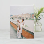 Foto-overlay voor Vellum 5x7 Save The Date (Staand voorkant)