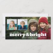 Foto Overlay Vrolijke en heldere vakantie collage Feestdagenkaart (Voorkant)