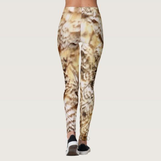 Foto Owl Feather Leggings (Achterkant)