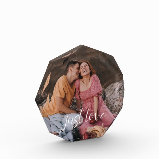 Foto paar hart gewoon liefde script (Links)