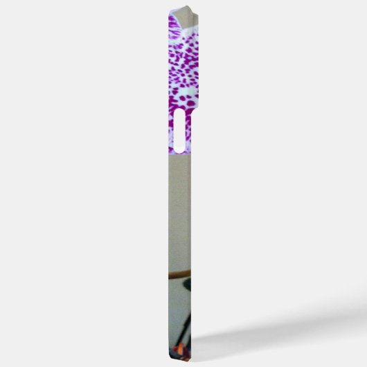Foto Paarse en witte orchidee close-up Case-Mate iPhone Case (Achterkant / Rechts)
