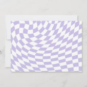 Foto Paarse Halloween Spooky One 1st Birthday Kaart (Achterkant)