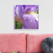 Foto Paarse iris Canvas Afdruk (Insitu (Woonkamer))